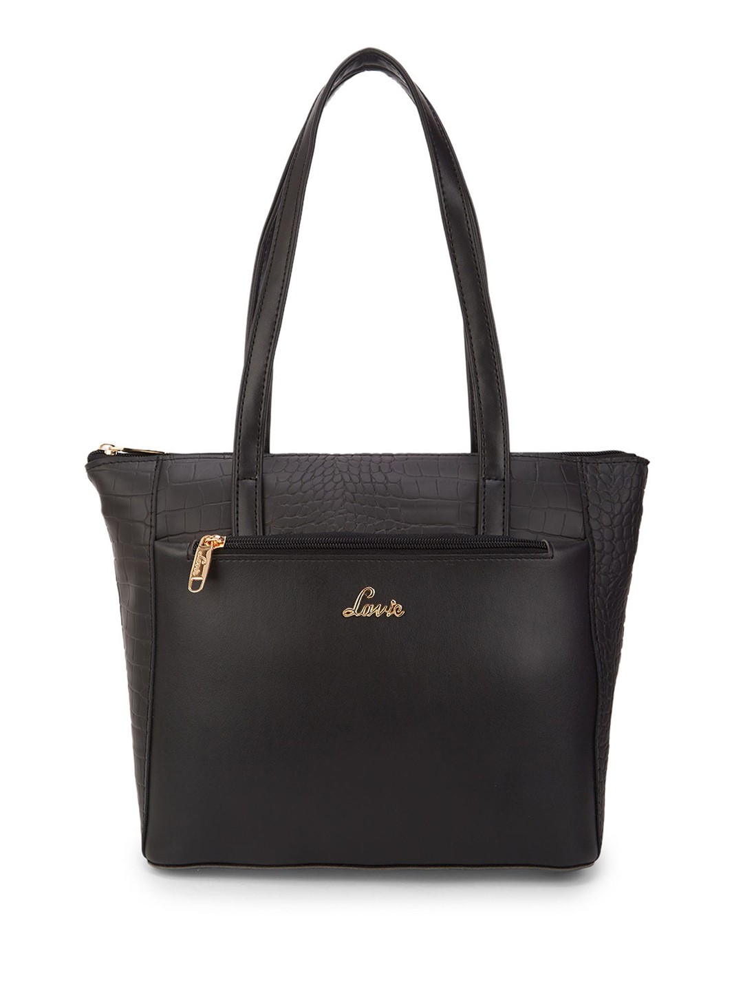 

Lavie Textured Zip Detail Shoulder Bag, Black