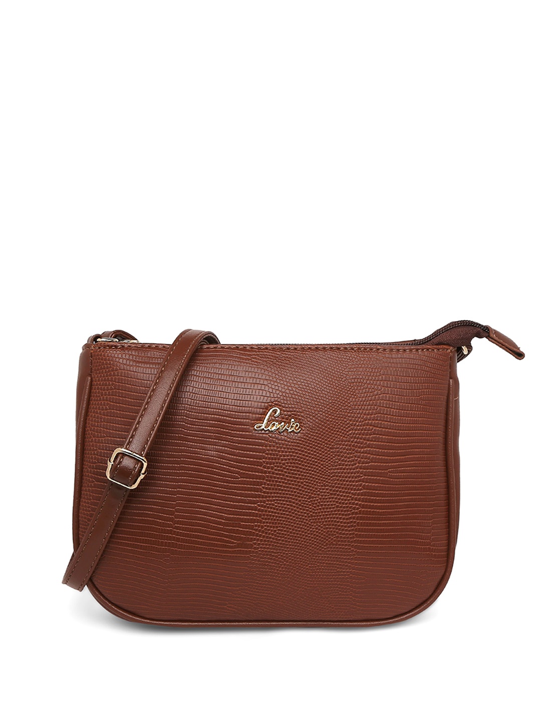 

Lavie Textured Structured Sling Bag, Brown