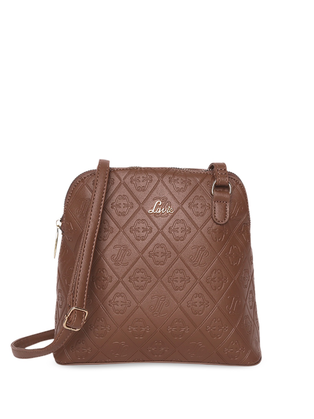 

Lavie Textured Structured Sling Bag, Brown