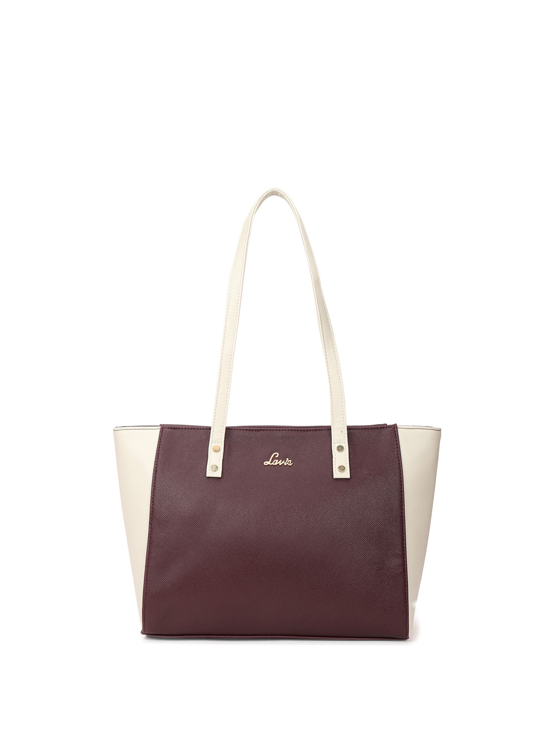 

Lavie Colourblocked Structured Shoulder Bag, Burgundy