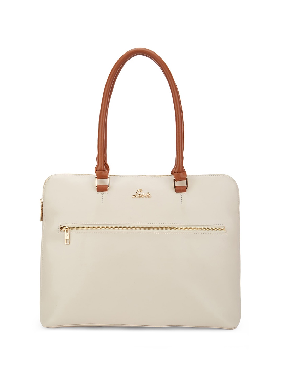 

Lavie White Structured Shoulder Bag, Off white