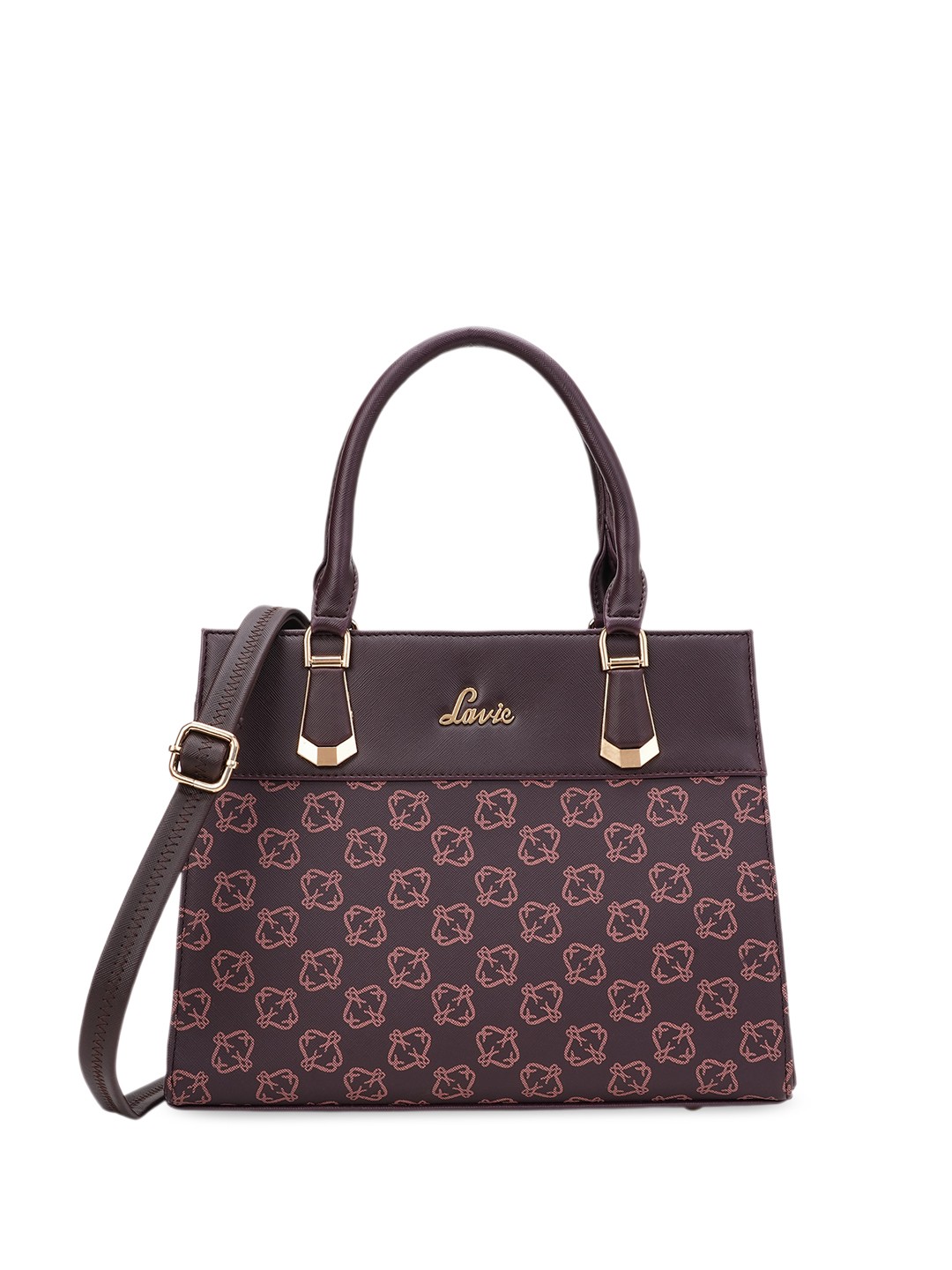 

Lavie Printed Structured Handheld Bag, Purple
