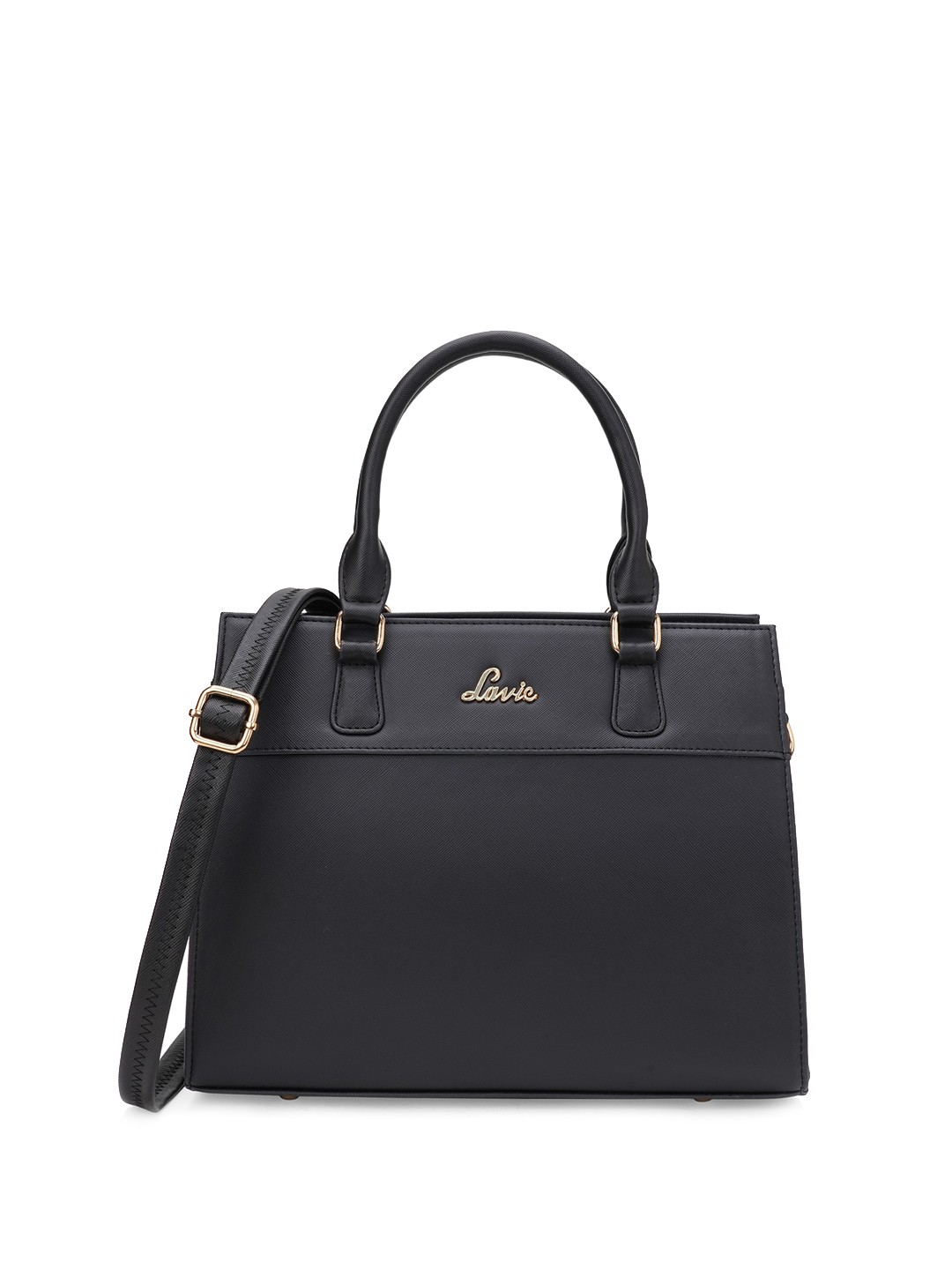 

Lavie Textured Structured Handheld Bag, Black