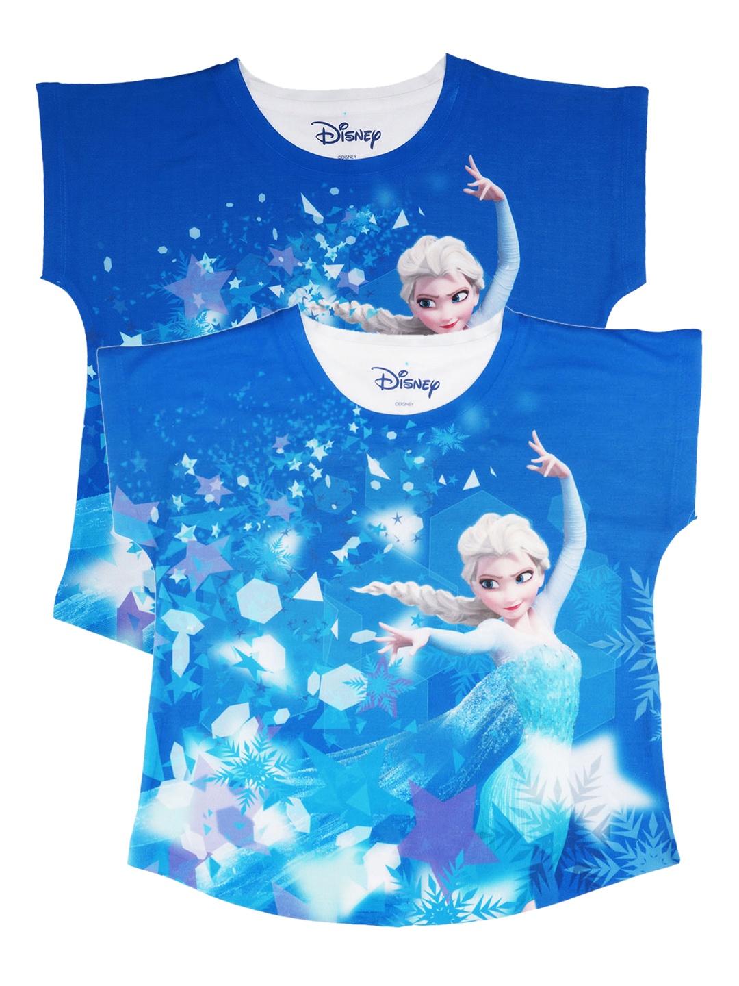 

Disney by Wear Your Mind Pack of 2 Printed T-shirts, Blue