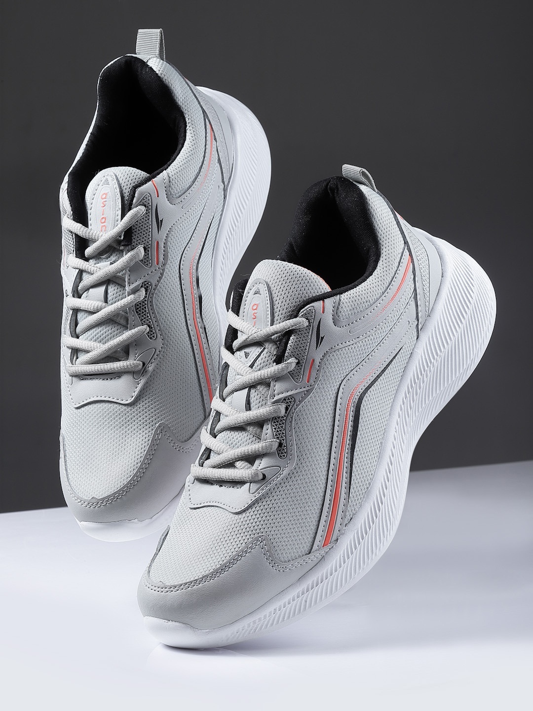 

ASIAN Men ELECTRIC-06 Mesh Running Shoes, Grey