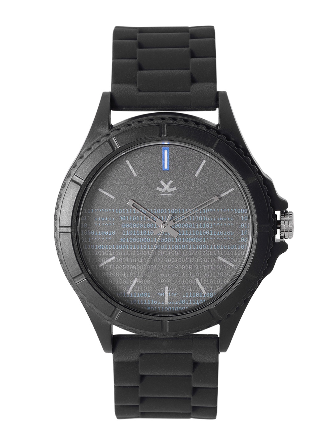 

WROGN Men Printed Dial Analogue Watch- WRG00123A, Charcoal