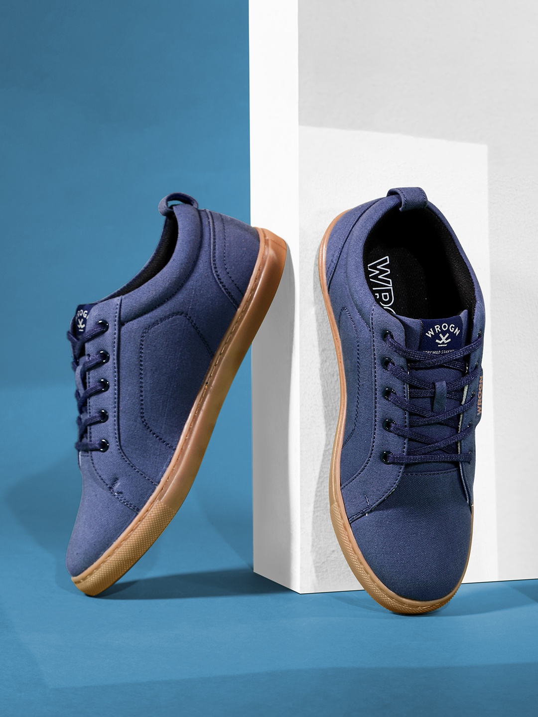 

WROGN Men Everyday Sneakers, Blue