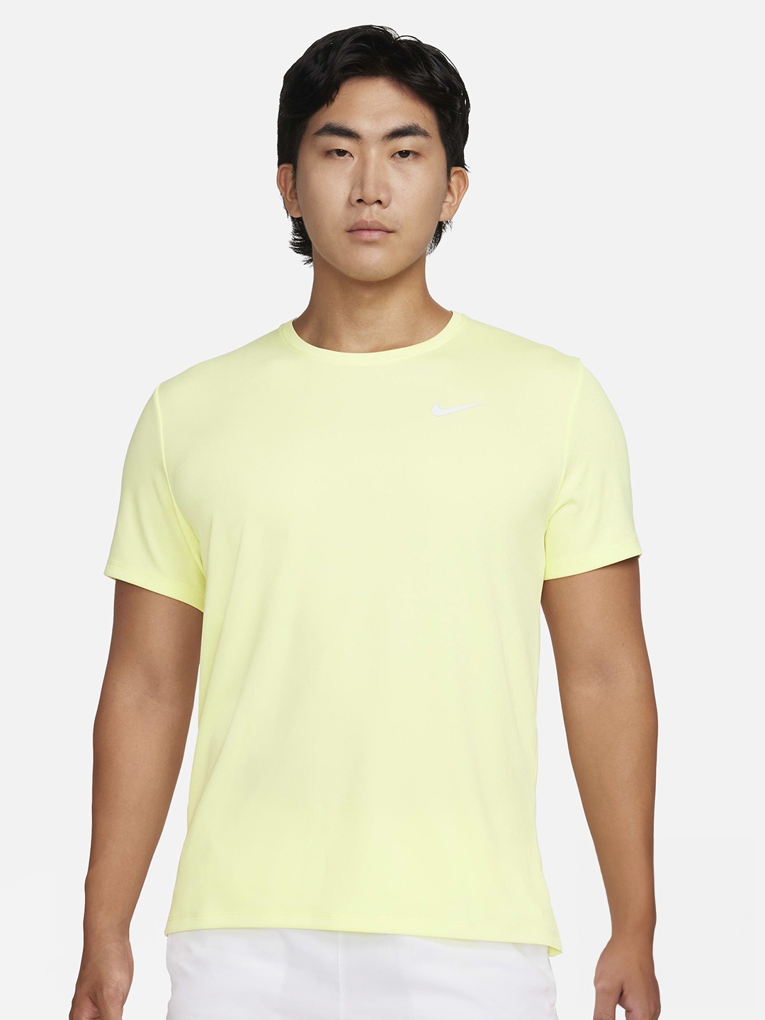 

Nike Dri-FIT UV Miler Short-Sleeve Running Tshirt, Yellow