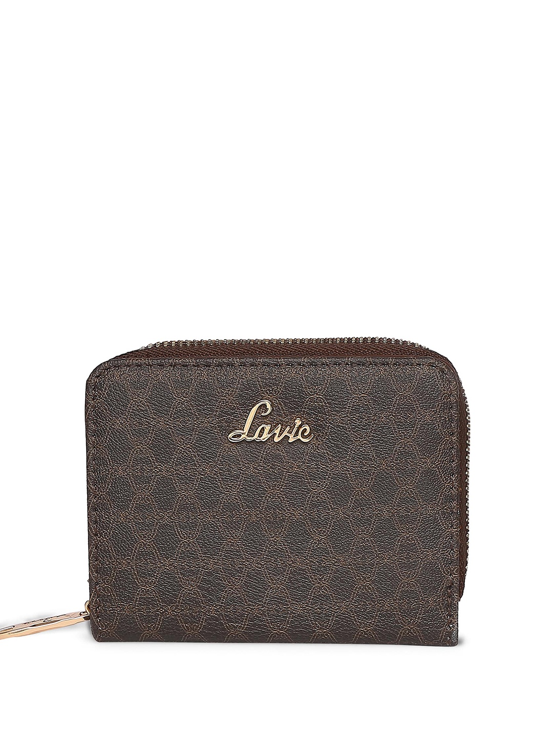 

Lavie Women Abstract Printed Two Fold Wallet, Brown