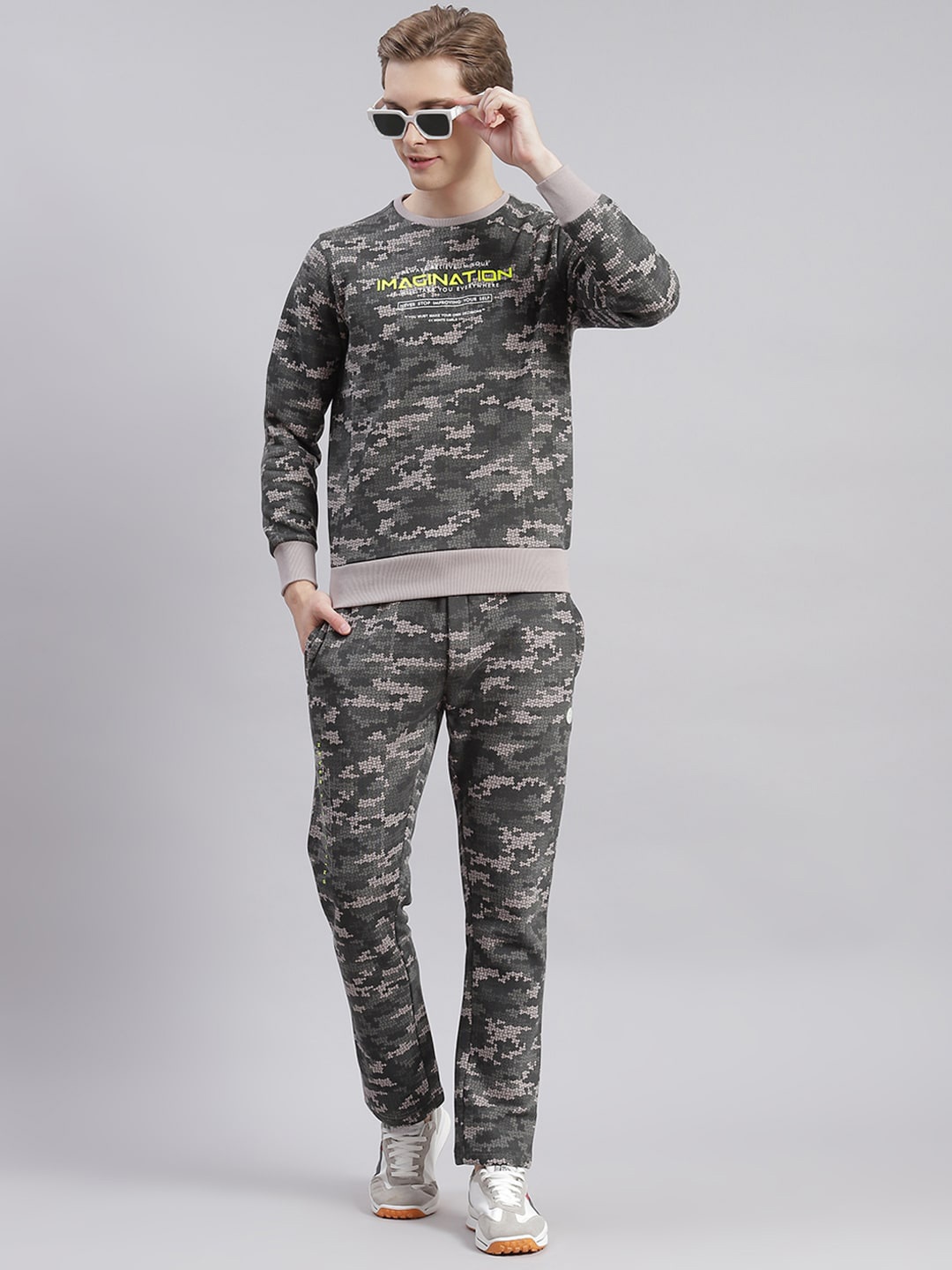 

Monte Carlo Camouflage Printed Tracksuits, Grey