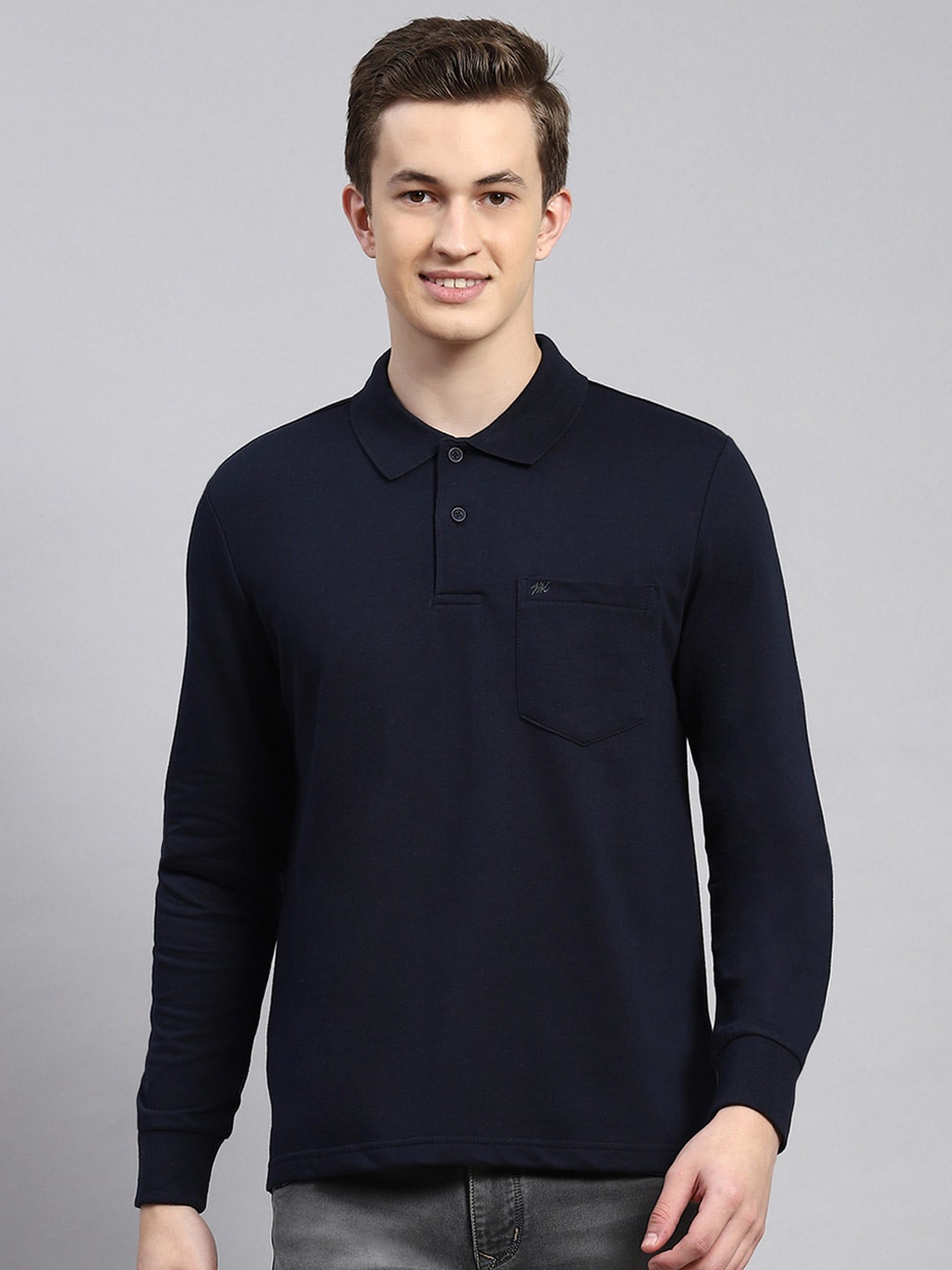 

Monte Carlo Polo Collar T-shirt, Navy blue