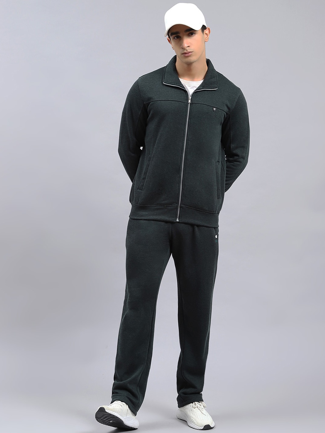 

Monte Carlo Polo Collar Mid-Rise Tracksuit, Green