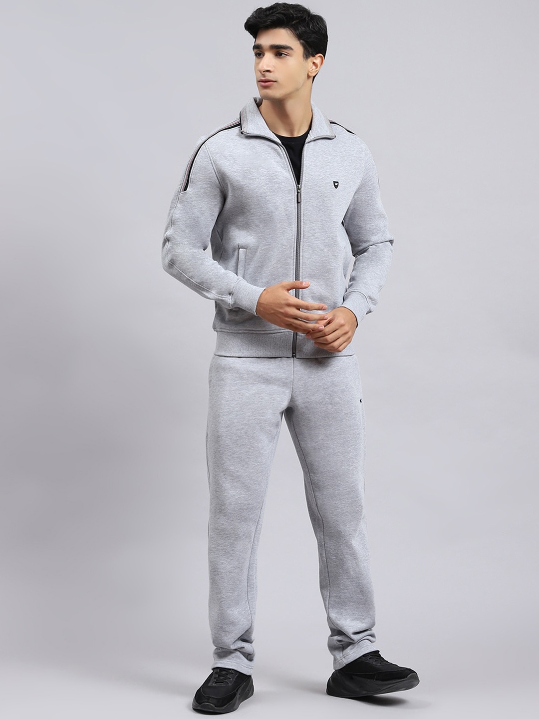 

Monte Carlo Polo Collar Mid-Rise Tracksuit, Grey