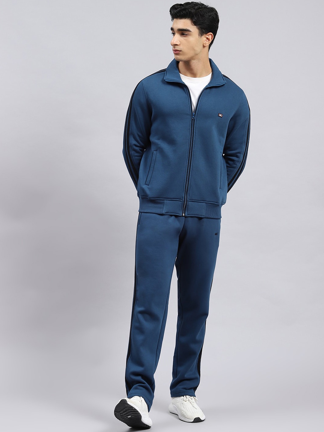 

Monte Carlo Polo Collar Mid-Rise Tracksuit, Teal