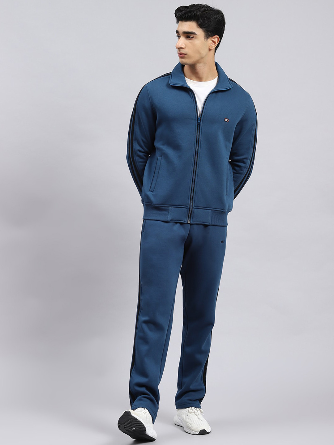 

Monte Carlo Polo Collar Mid-Rise Tracksuit, Teal
