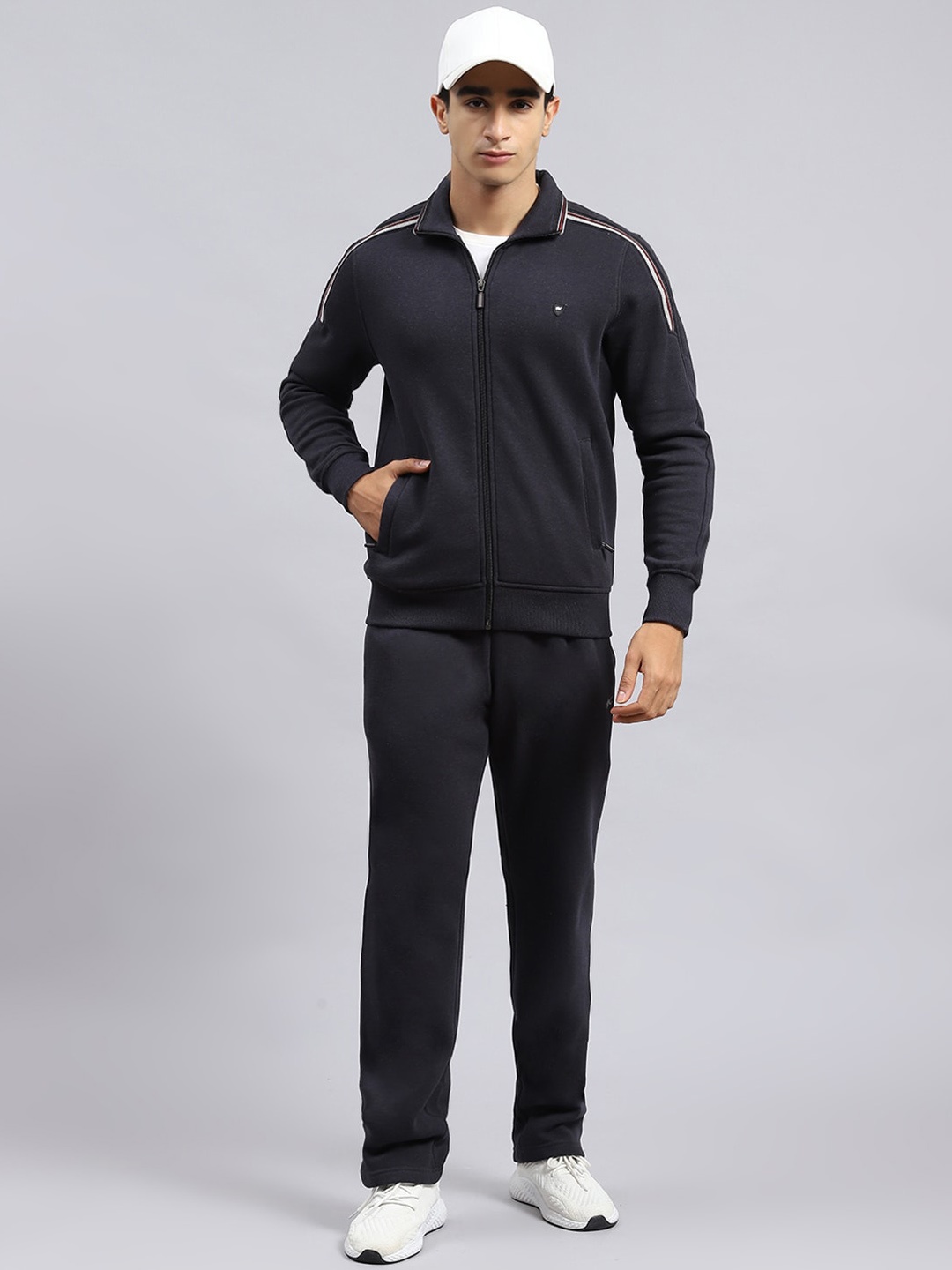 

Monte Carlo Stand Collar Cotton Tracksuit, Charcoal