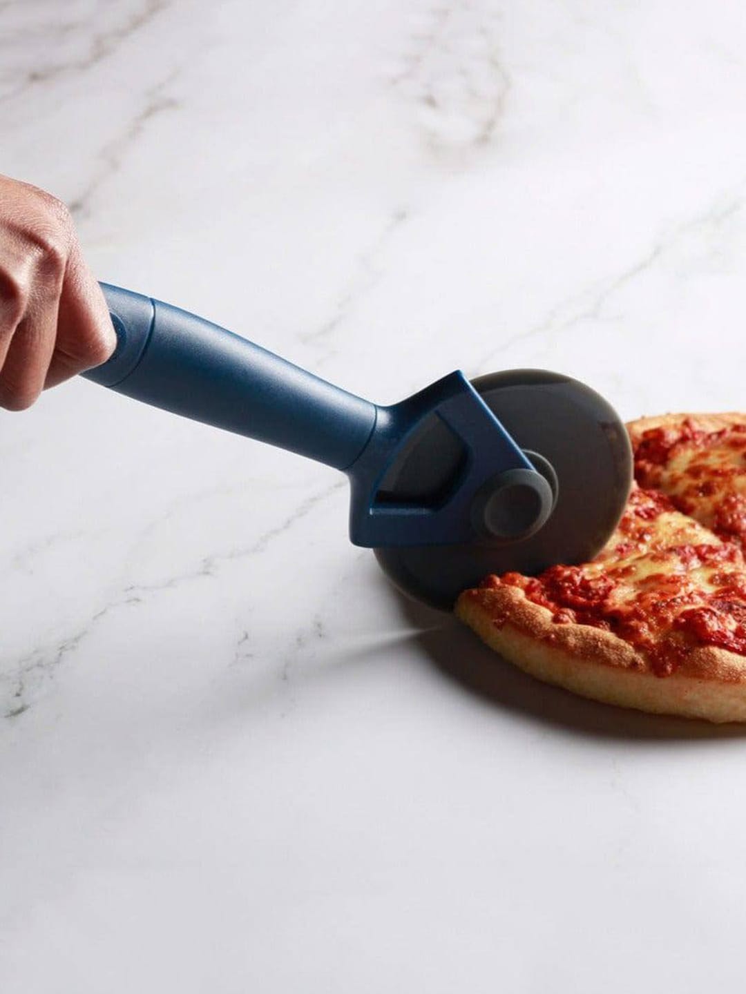

Trudeau Blue BPA Free Pizza Cutter