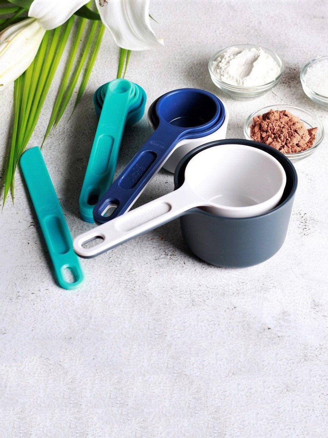 

Trudeau Blue & Grey 11 Pieces BPA-Free Measuring Set