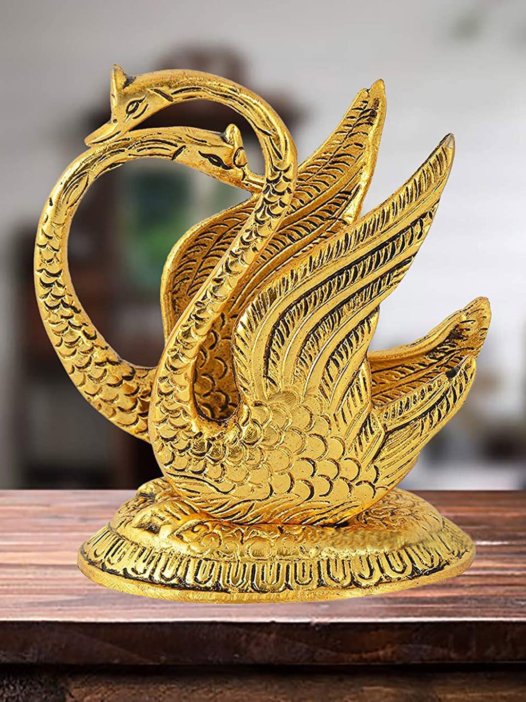 

Ascension Gold-Toned Swan Duck Shape Napkin Holder
