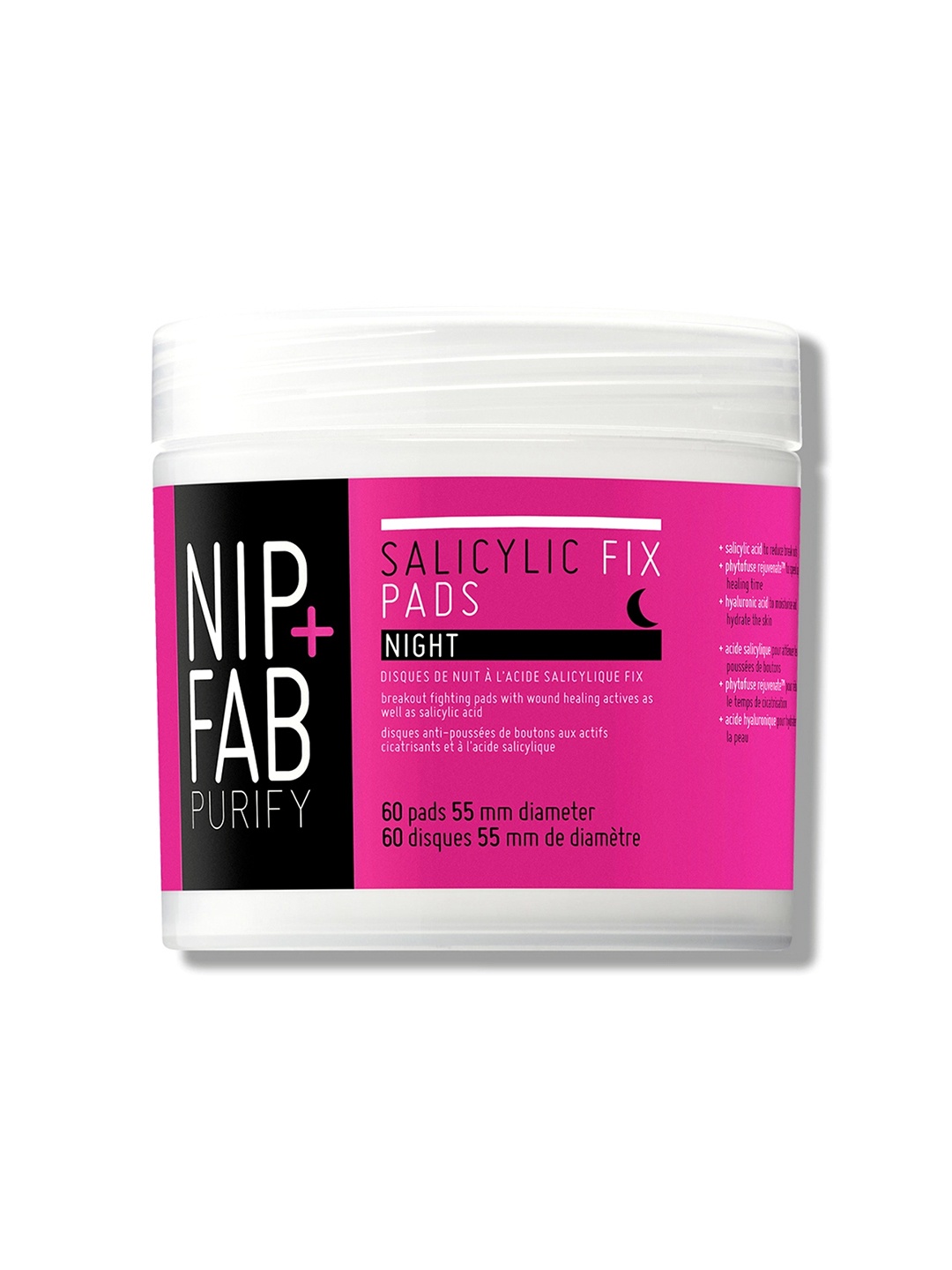 

Nip+Fab Purify Salicylic Fix Night Pads - 60 pads, White