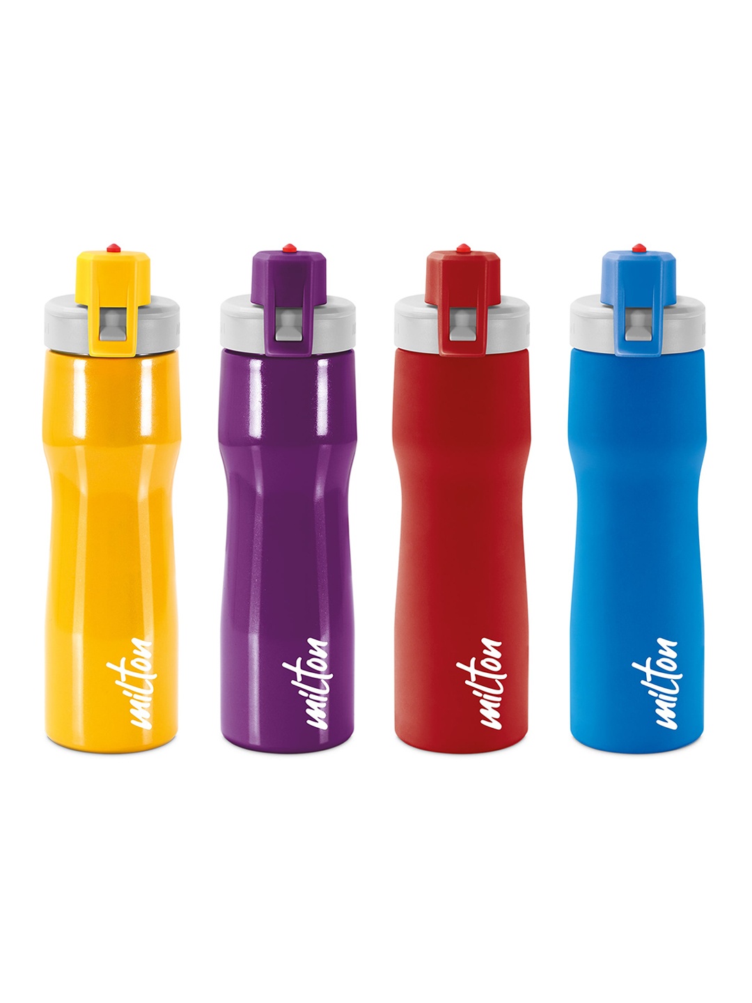 

Milton Champ 750 4 Pieces Blue, Purple, Red & Yellow Stainless Steel Water Bottles 610 ml