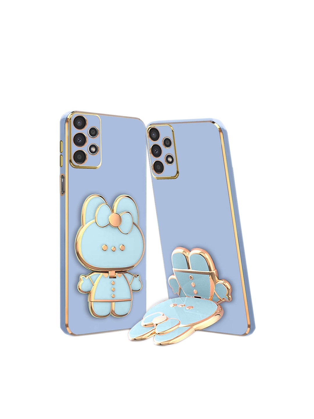 

Karwan 3D Cat Samsung A73 Phone Back Case, Blue