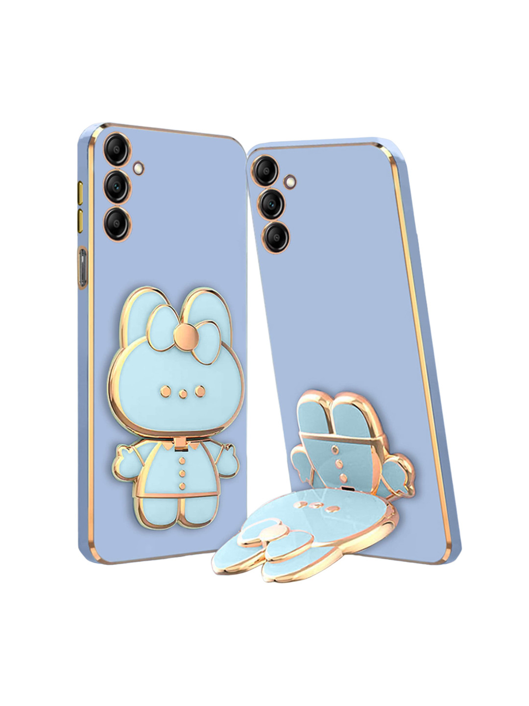 

Karwan 3D Cat Samsung A34 Phone Back Case, Blue