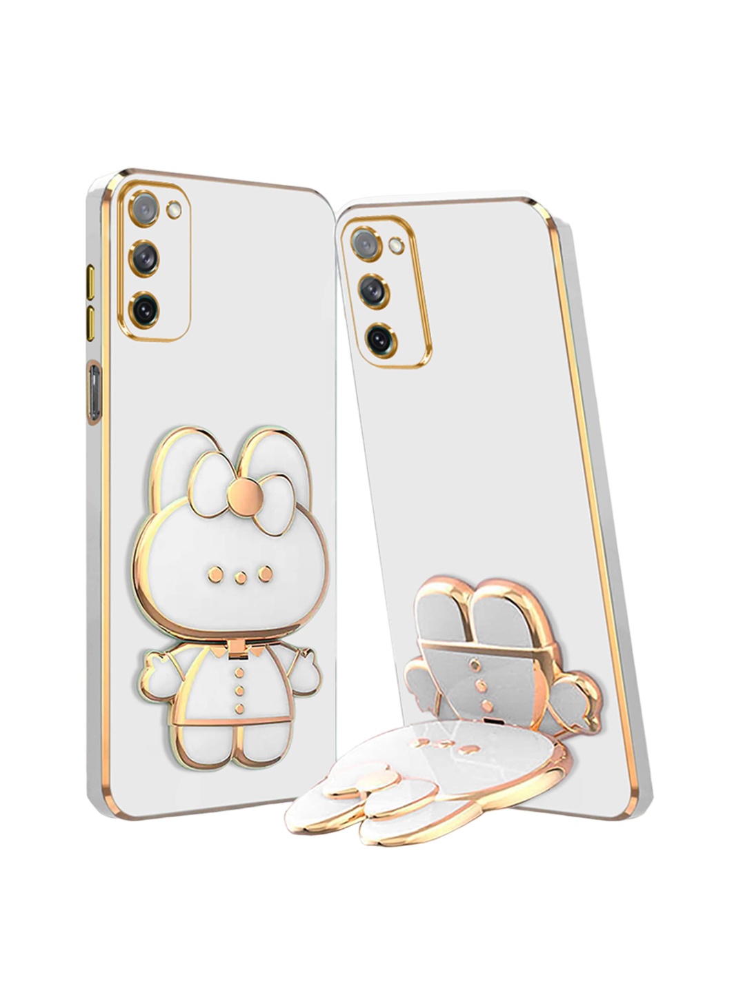 

Karwan 3D Cat Samsung S20FE Phone Back Case, White