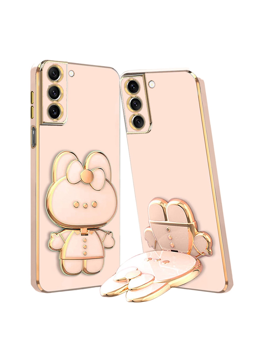 

Karwan 3D Cat Samsung S21FE Back Cases, Pink