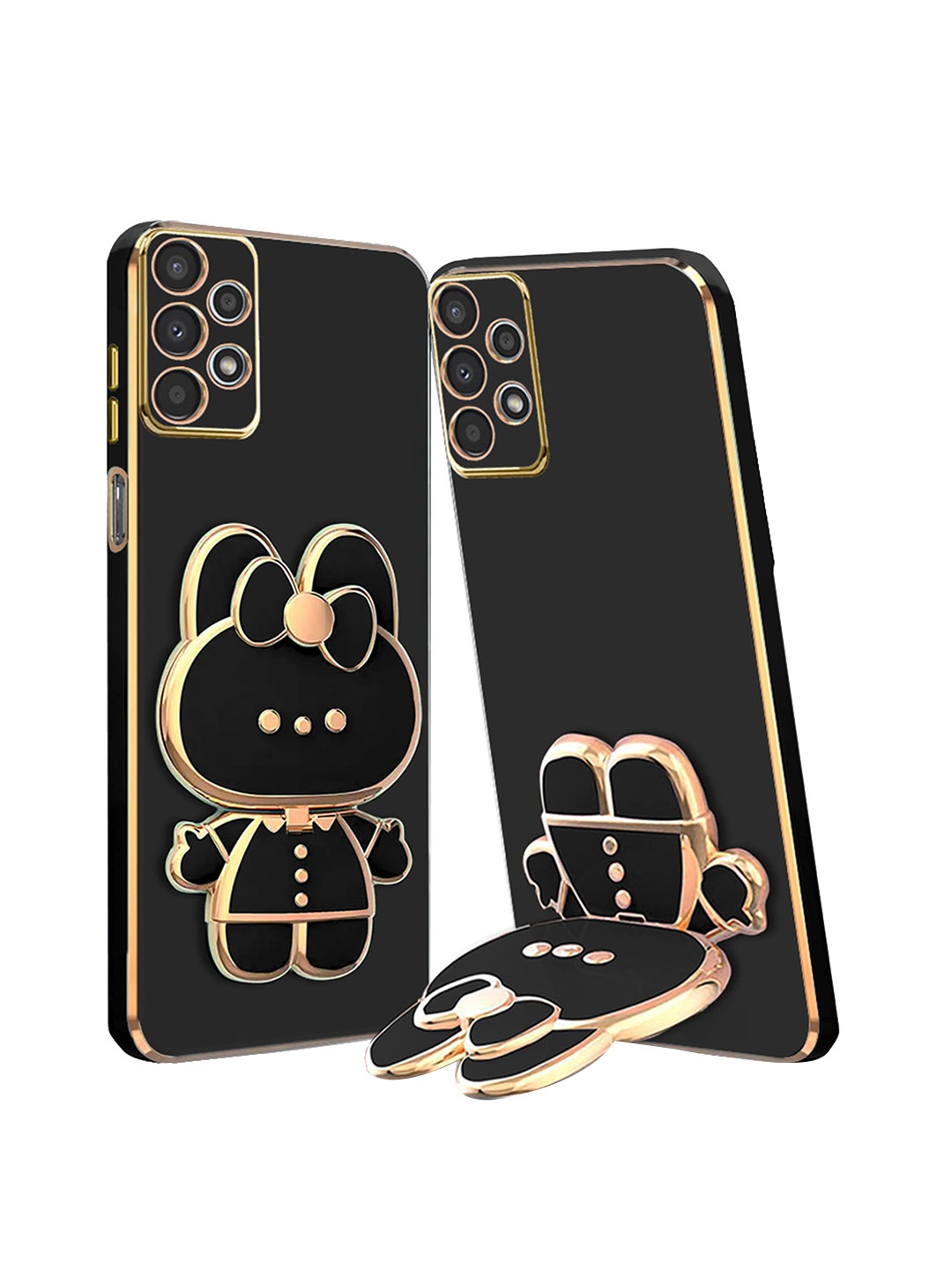 

Karwan 3D Cat Back Cases and Covers Compatible for Samsung A73, Black