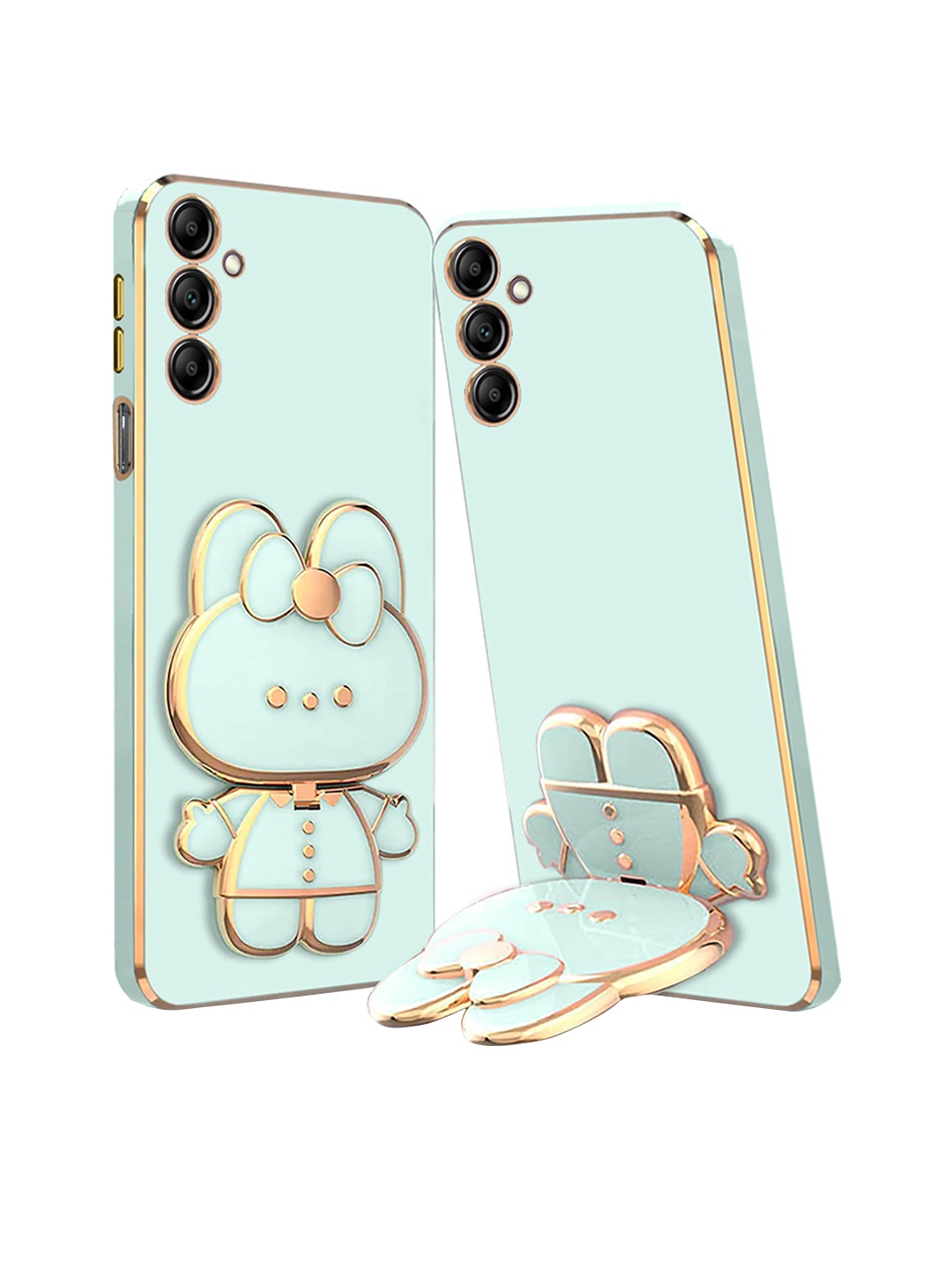 

Karwan 3D Cat for Samsung A34 Phone Back Case, Sea green