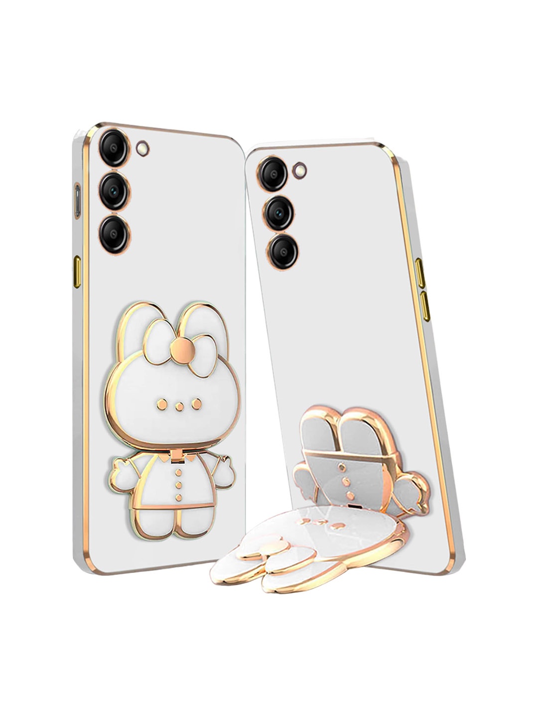 

Karwan Samsung S23 3D Cat Back Case, White