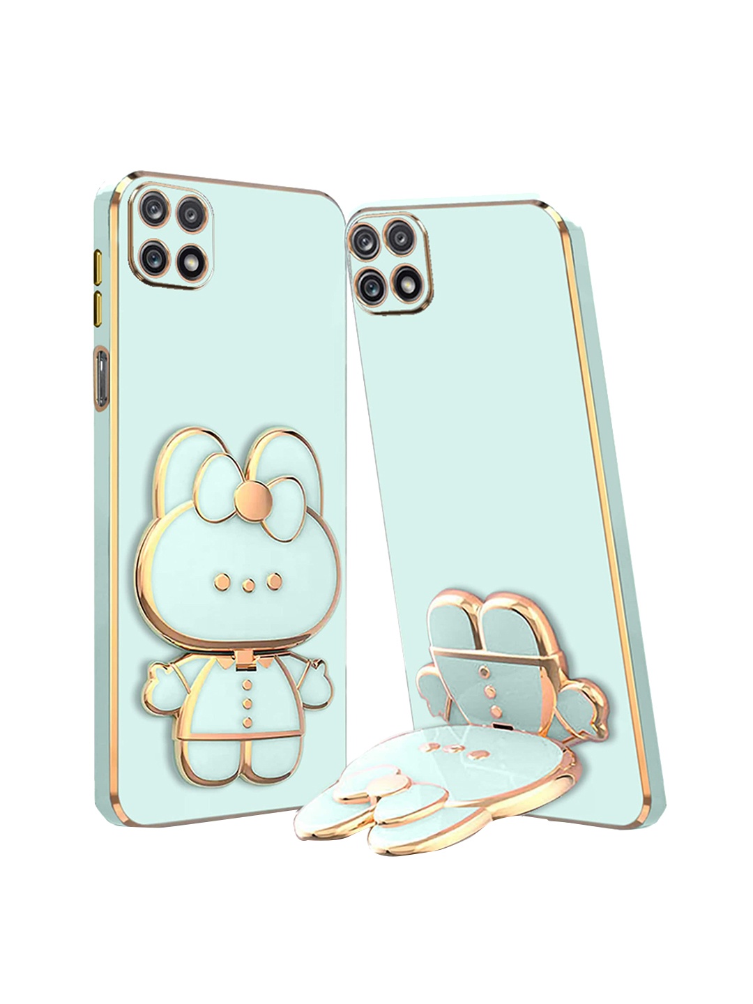 

Karwan 3D Cat Back Cases and Covers Compatible for Samsung A22, Green