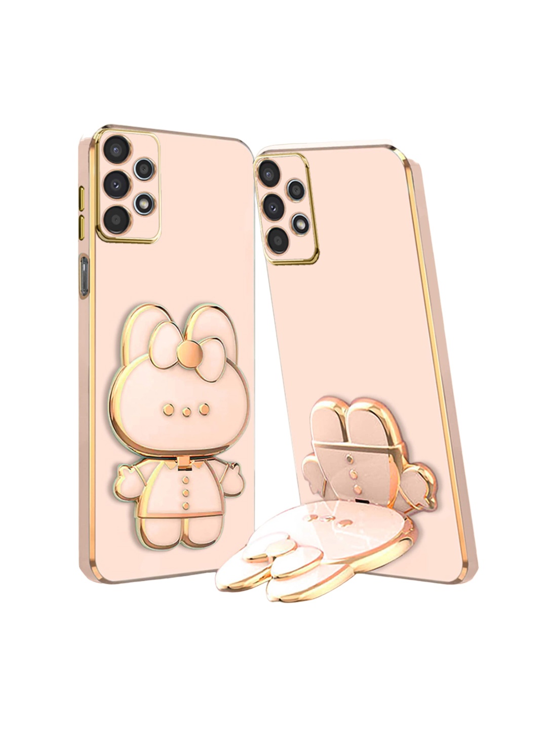 

Karwan 3D Cat Samsung A53 Back Cases and Covers, Pink