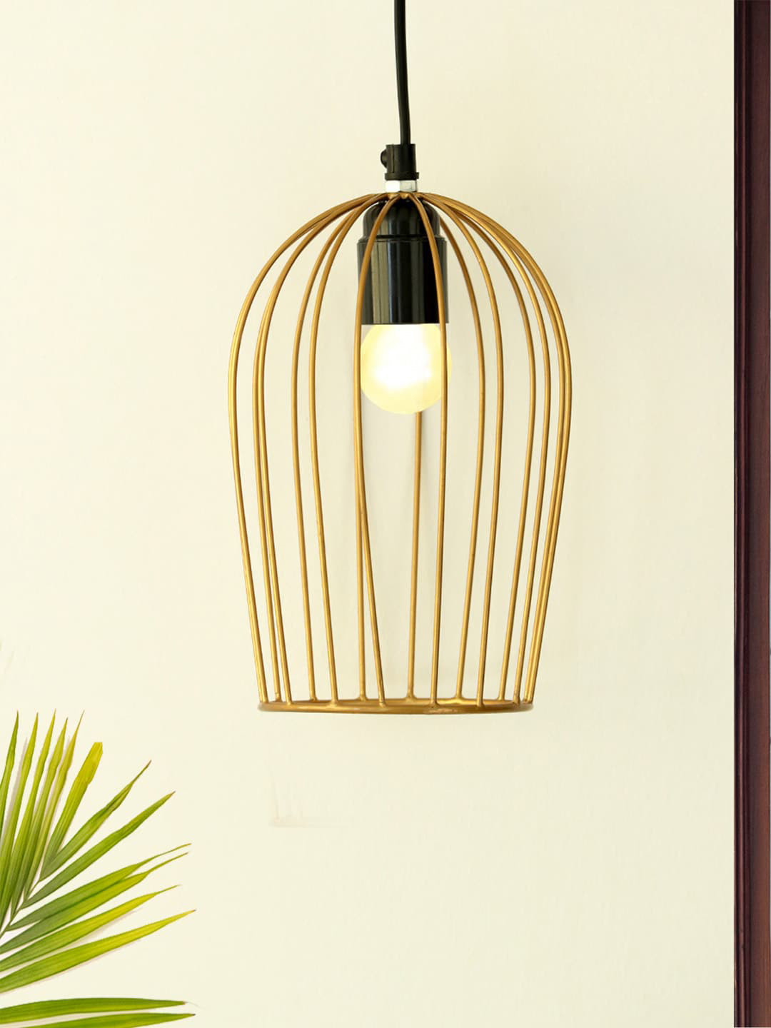 

ExclusiveLane Golden Hanging Pendant Lamp Shade, Gold