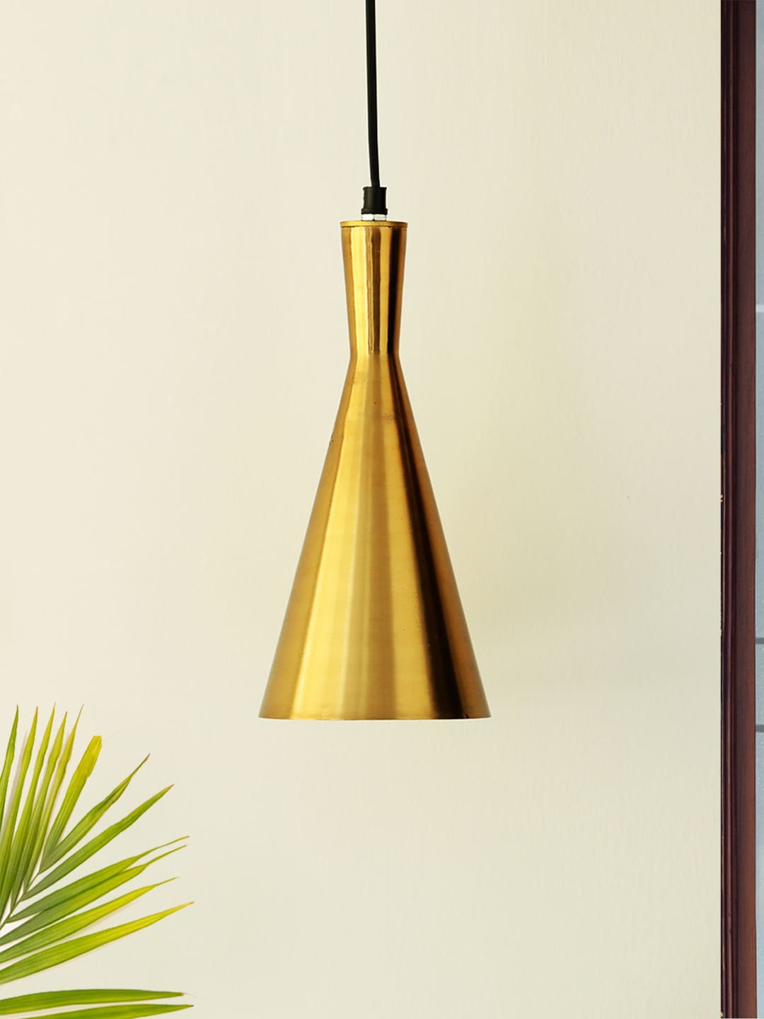 

ExclusiveLane Gold Toned Hanging Pendant Lamp Shade
