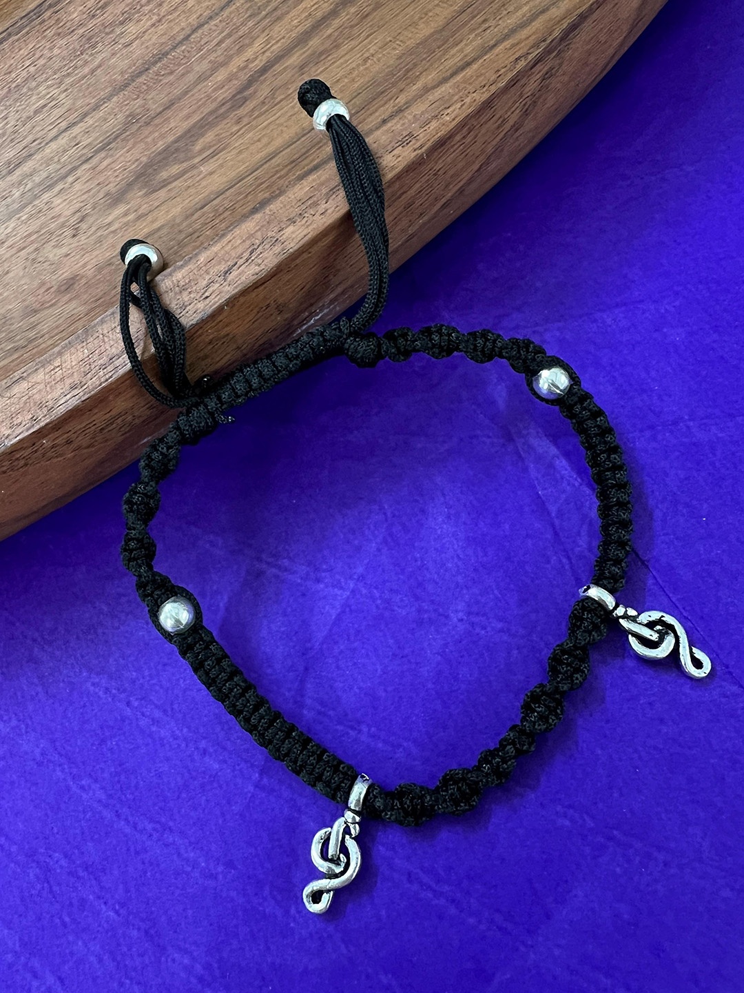 

Arte Jewels 925 Sterling Silver Beads Anklet