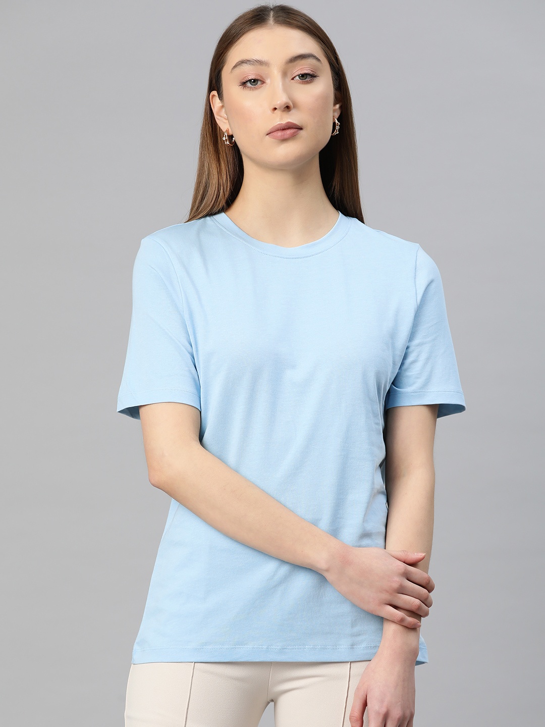 

Marks & Spencer Pure Cotton T-shirt, Blue