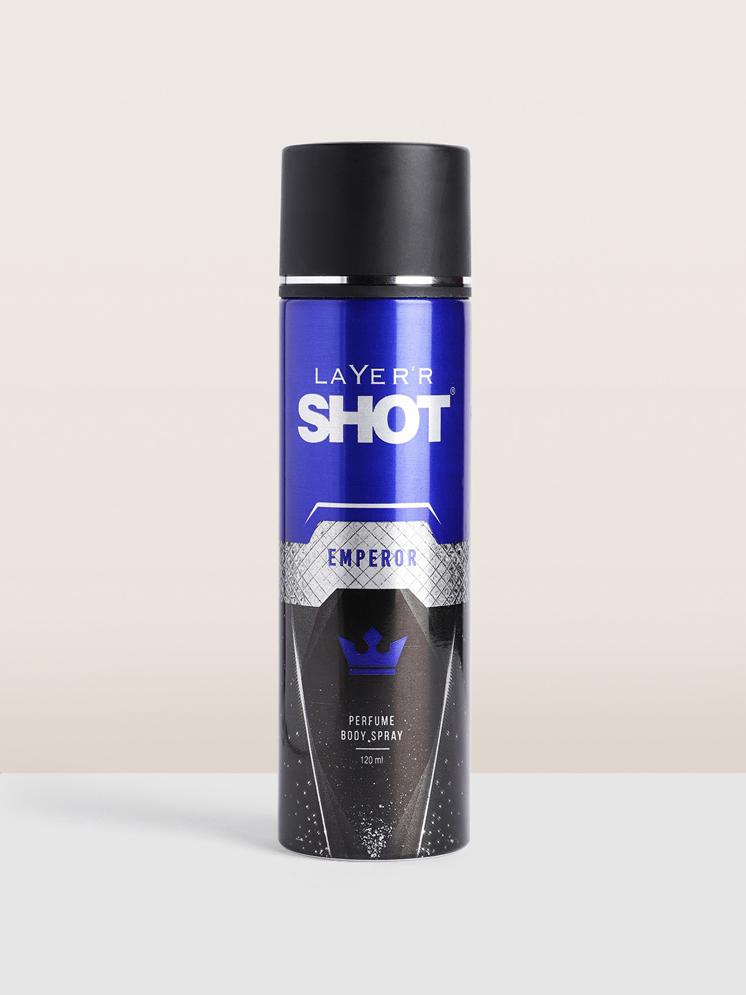 

Layerr Wottagirl! Men Shot Perfume Body Spray 120ml - Emperor, Blue