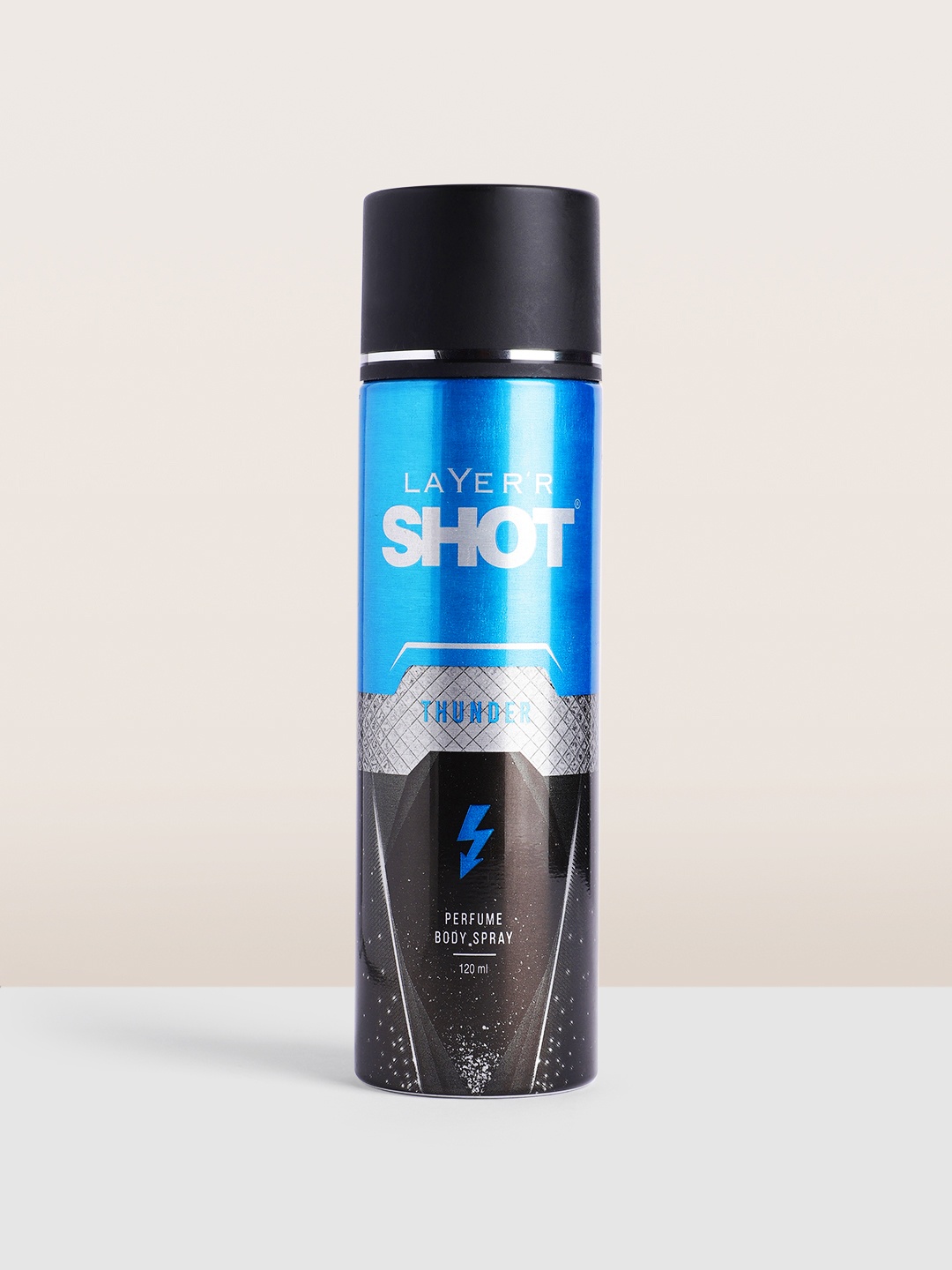 

Layerr Wottagirl! Men Shot Perfume Body Spray 120ml - Thunder, Blue