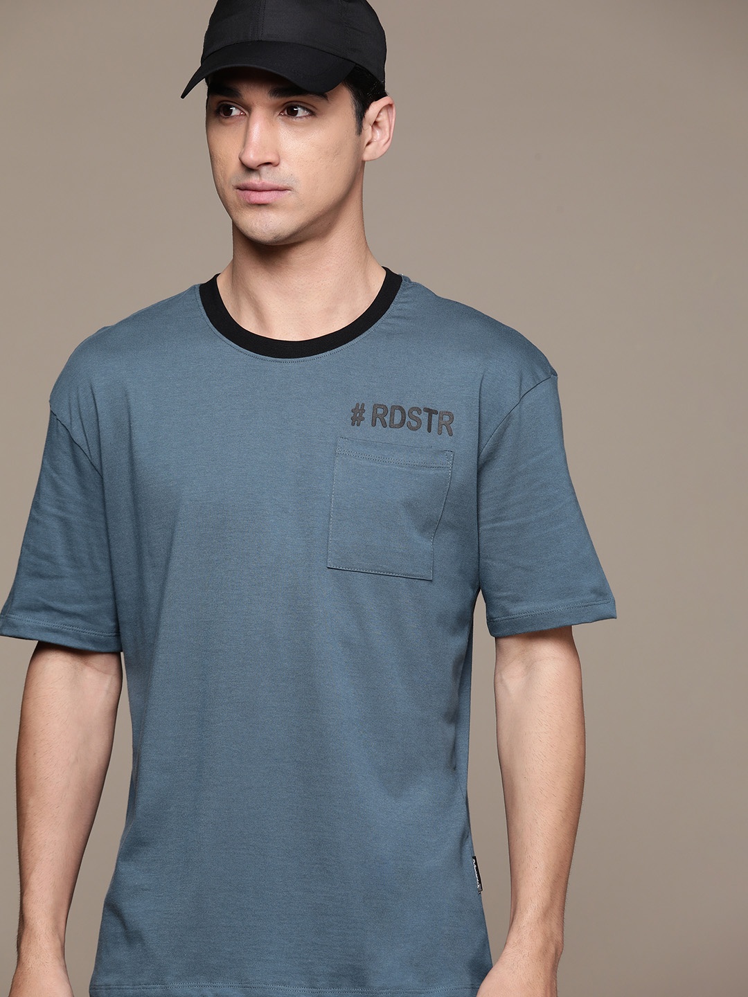 

The Roadster Lifestyle Co. Relaxed Fit Pure Cotton T-shirt, Teal