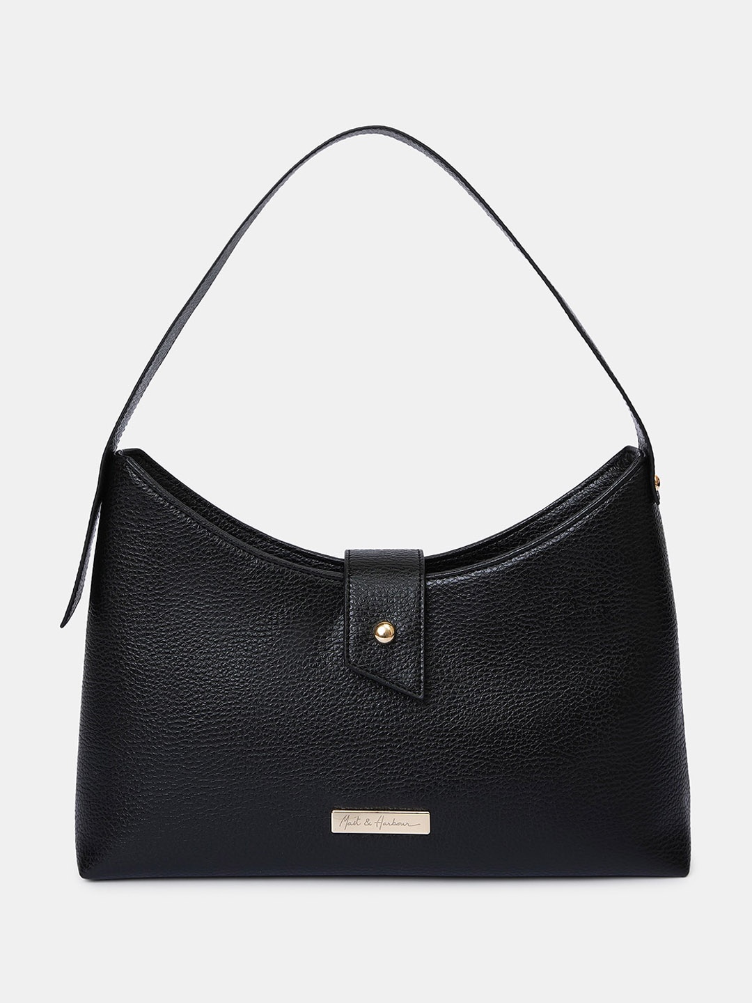 

Mast & Harbour Structured Shoulder Bag, Black