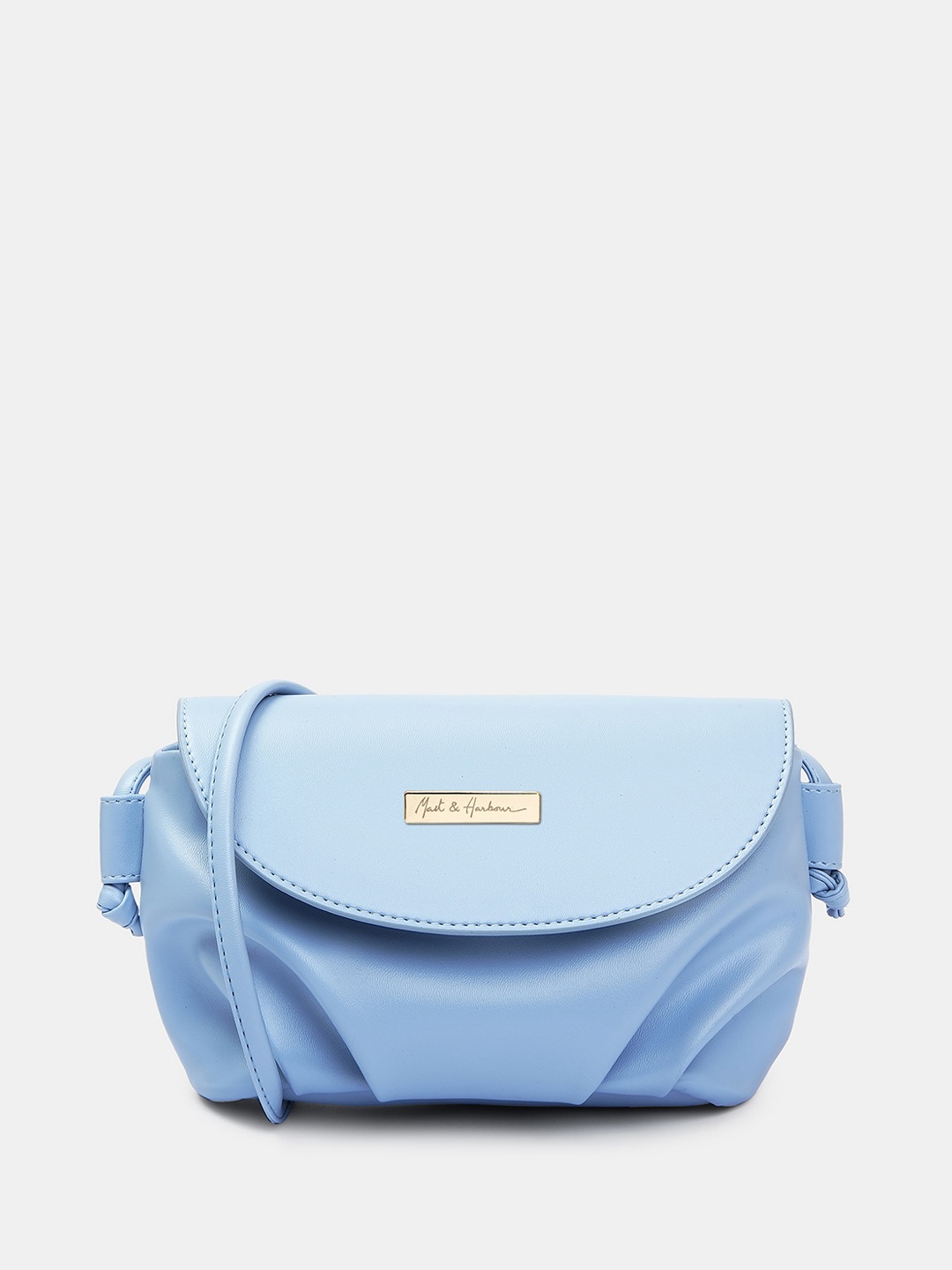 

Mast & Harbour Blue Structured Sling Bag