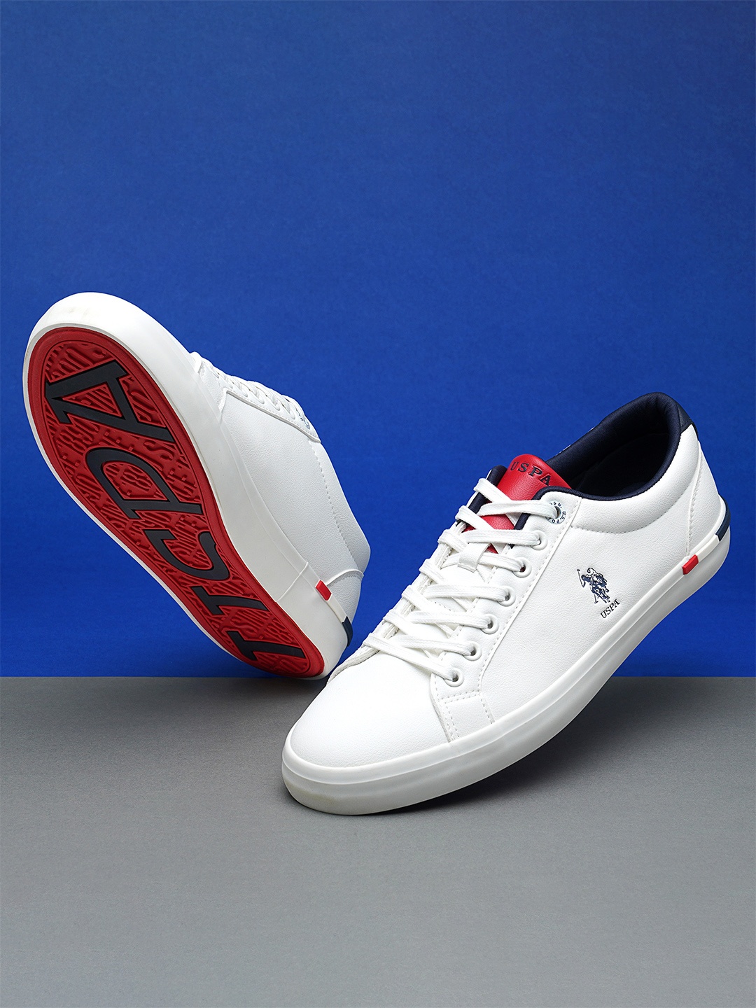 

U.S. Polo Assn. Men ANTON 2.0 Comfort Insole Basics Sneakers, Off white