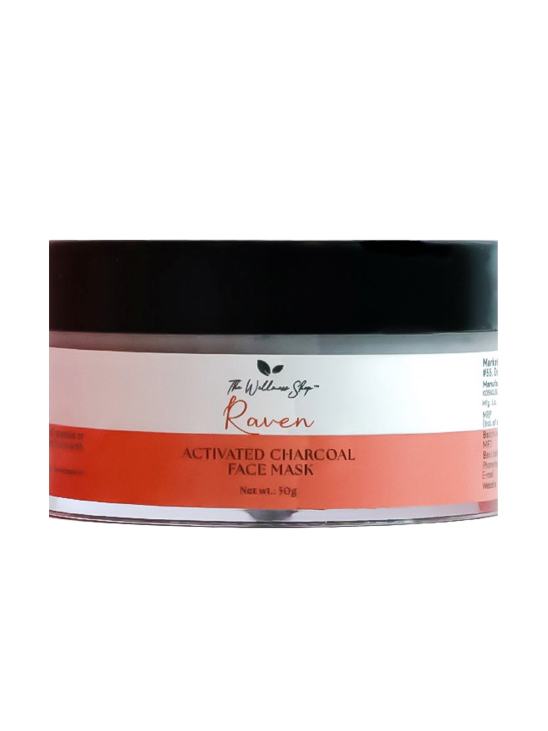 

The Wellness Shop Raven Activated Charcoal Face Mask - 50ml, Na