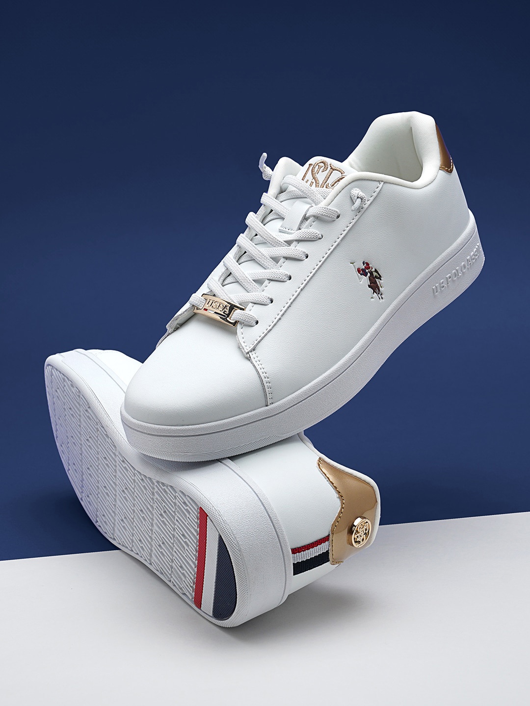 

U.S. Polo Assn. Women Rylee 2.0 Lace-Up Sneakers, Off white