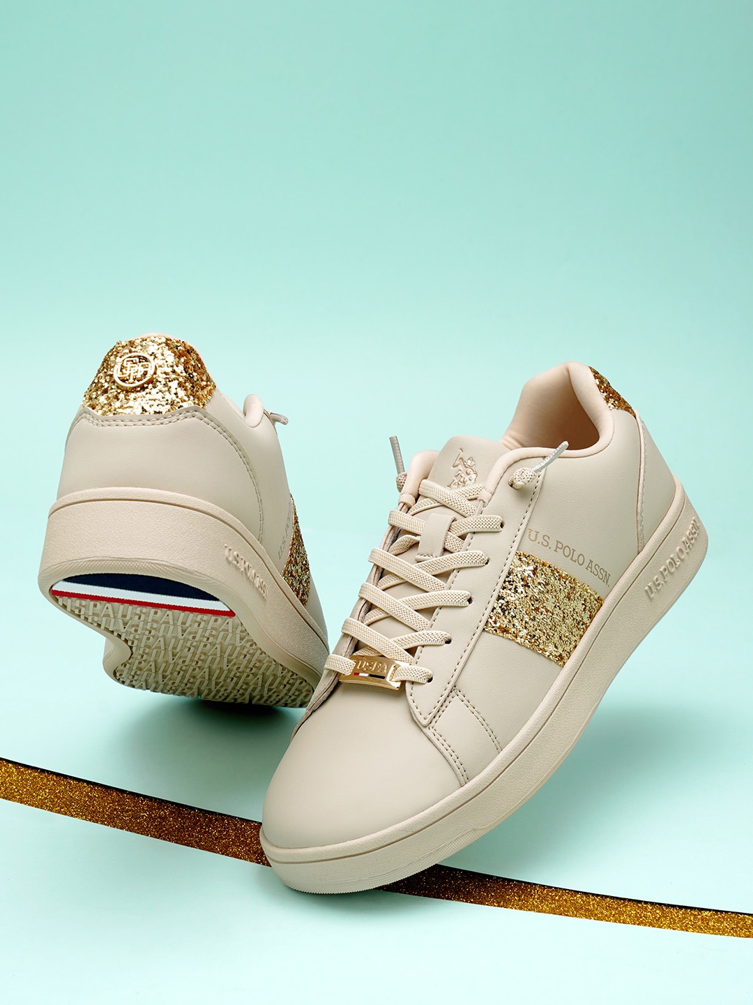 

U.S. Polo Assn. Women Comfort Insole Sneakers, Off white
