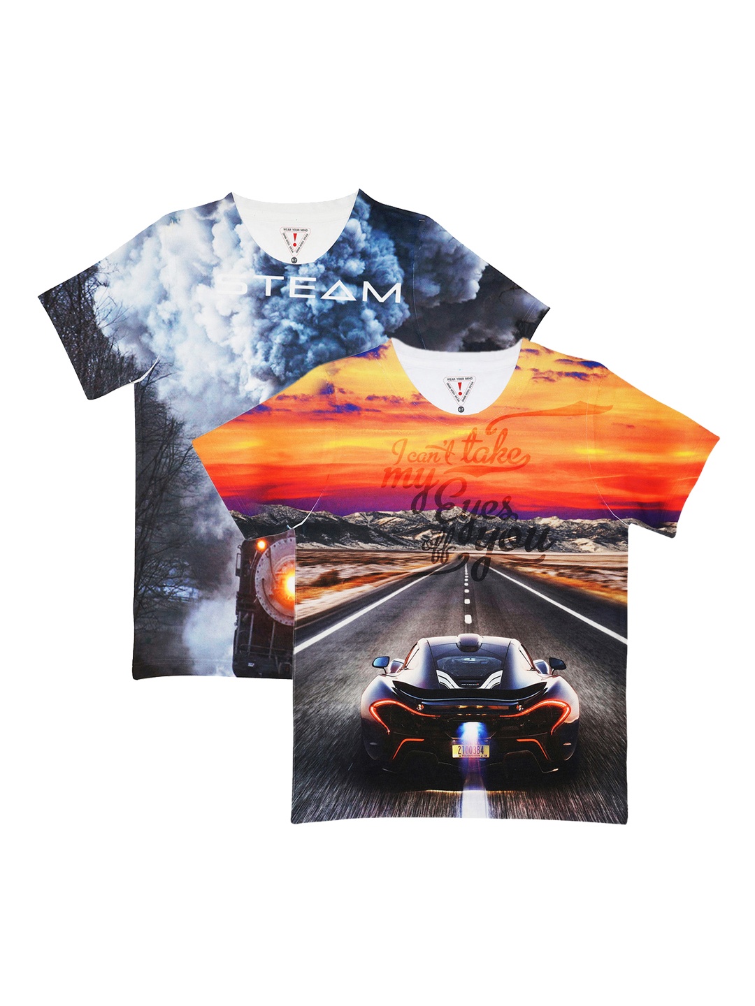 

Wear Your Mind Boys Pack of 2 T-shirts, Orange