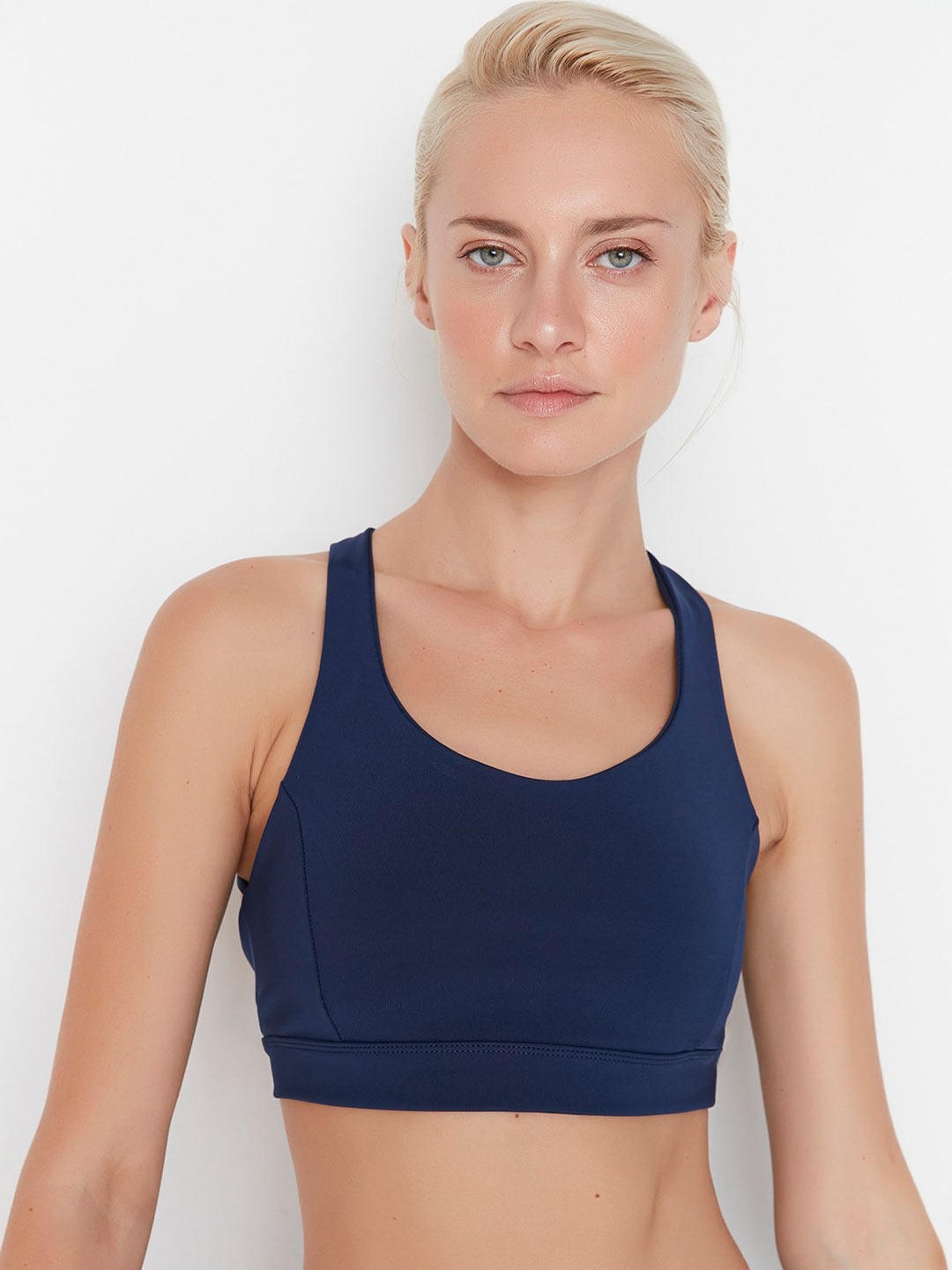 

Trendyol Full Coverage Lightly Padded Bra With All Day Comfort, Blue