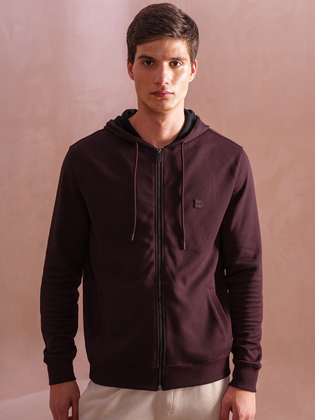 

DAMENSCH Statement Zipper Hoodie, Maroon